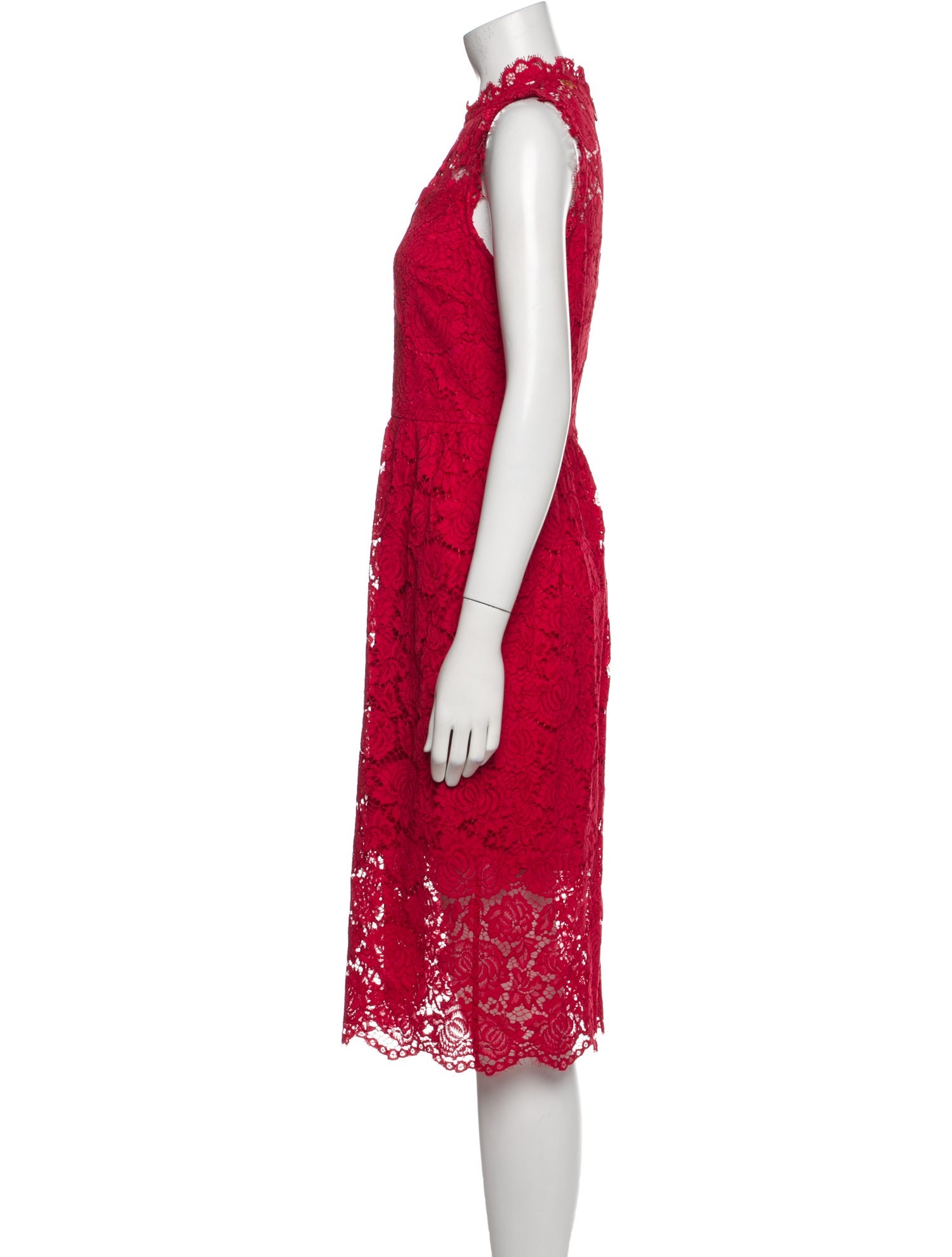 Kate Spade New York Lace Pattern Midi Length Dress