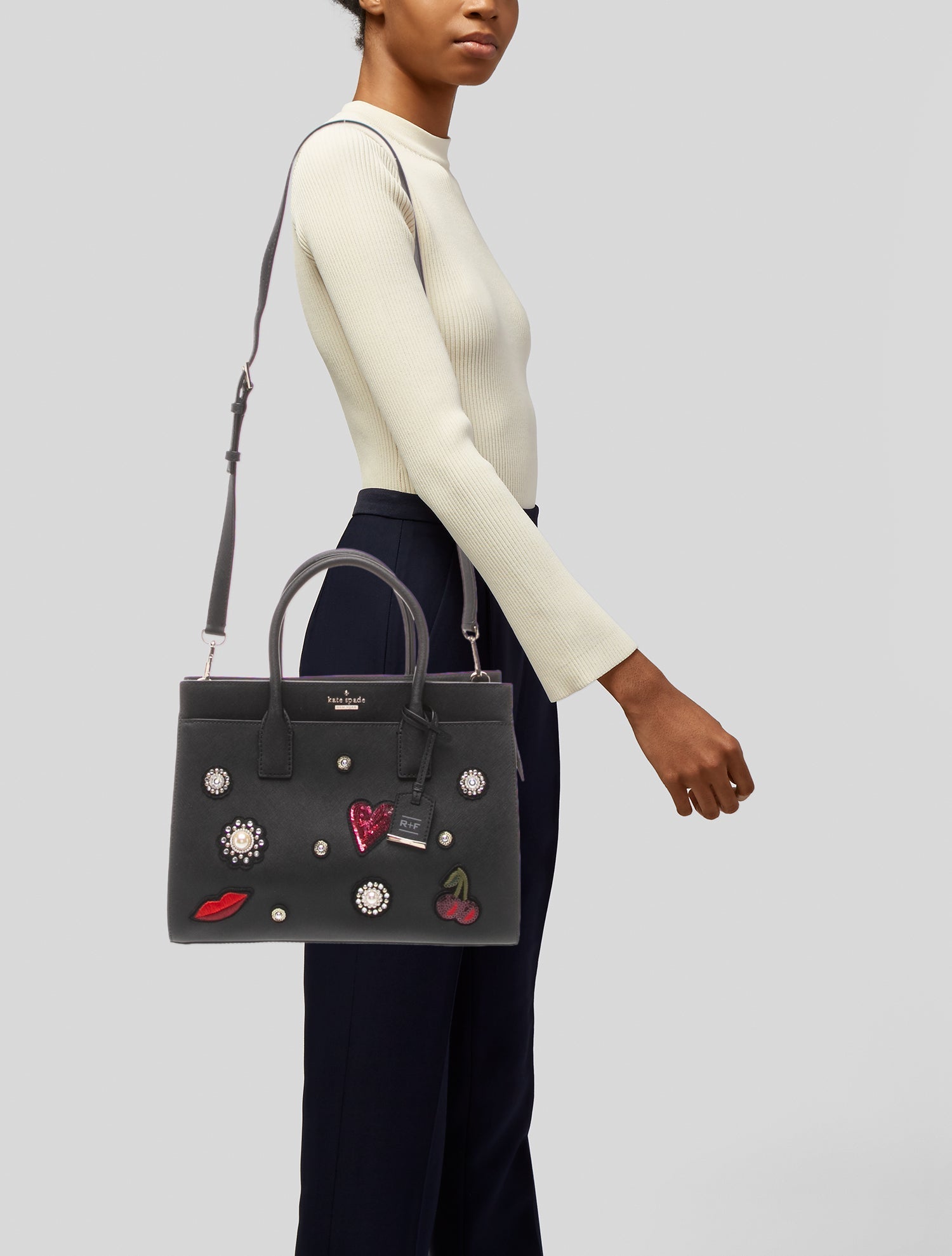 Kate Spade X Rodan & Fields Saffiano Leather Shoulder Bag