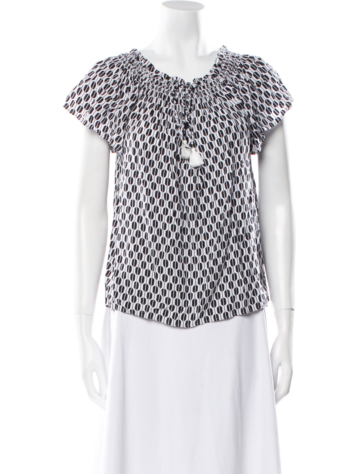 Kate Spade New York Printed Scoop Neck Sweater