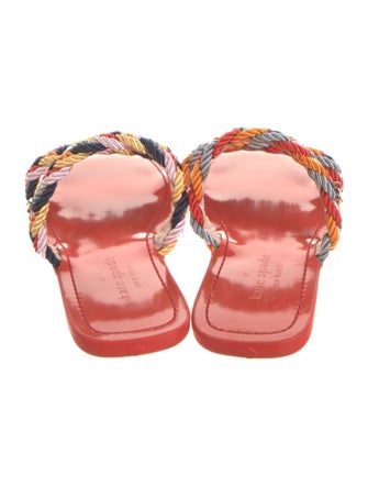 Kate Spade New York Patent Leather Patterned Slides