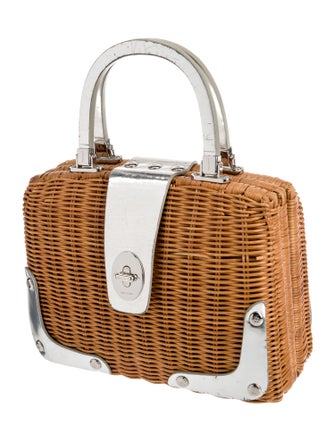 Kate Spade New York Straw Top Handle Bag