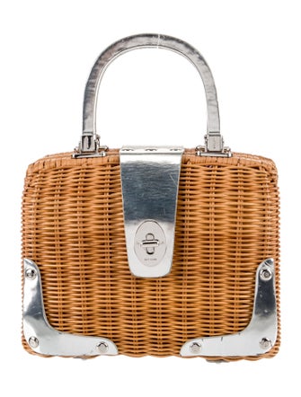 Kate Spade New York Straw Top Handle Bag