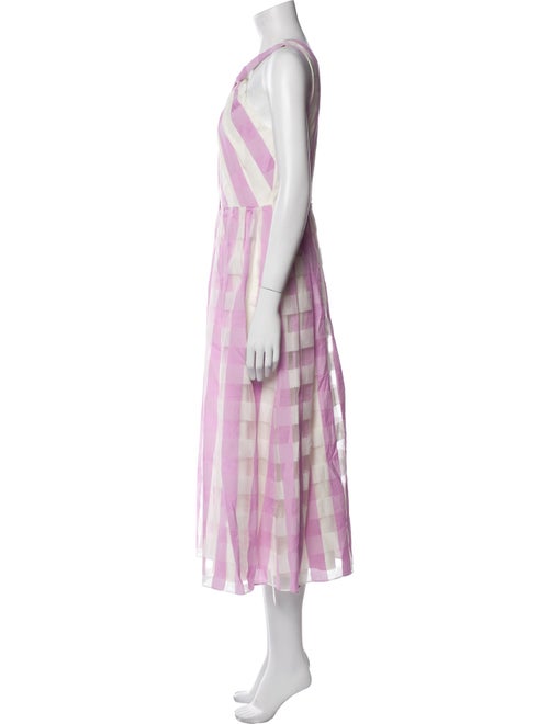 Kate Spade New York Plaid Print Long Dress