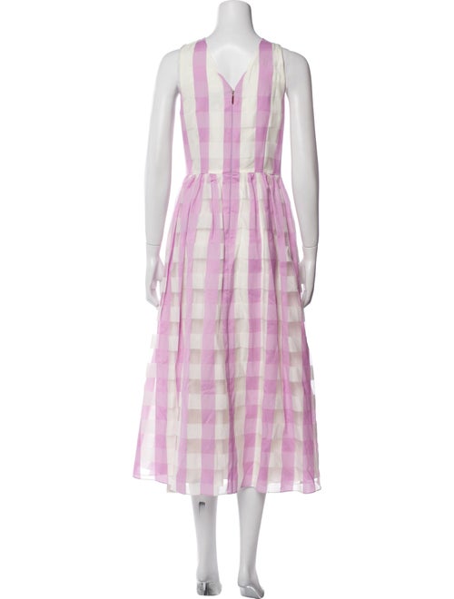 Kate Spade New York Plaid Print Long Dress