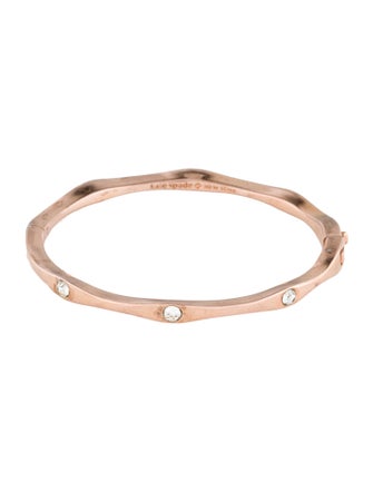 Kate Spade New York Crystal Hinged Bangle Bracelet
