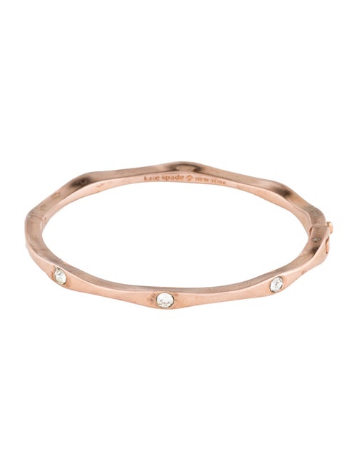 Kate Spade New York Crystal Hinged Bangle Bracelet