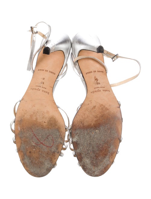 Kate Spade New York Leather Bow Accents Sandals