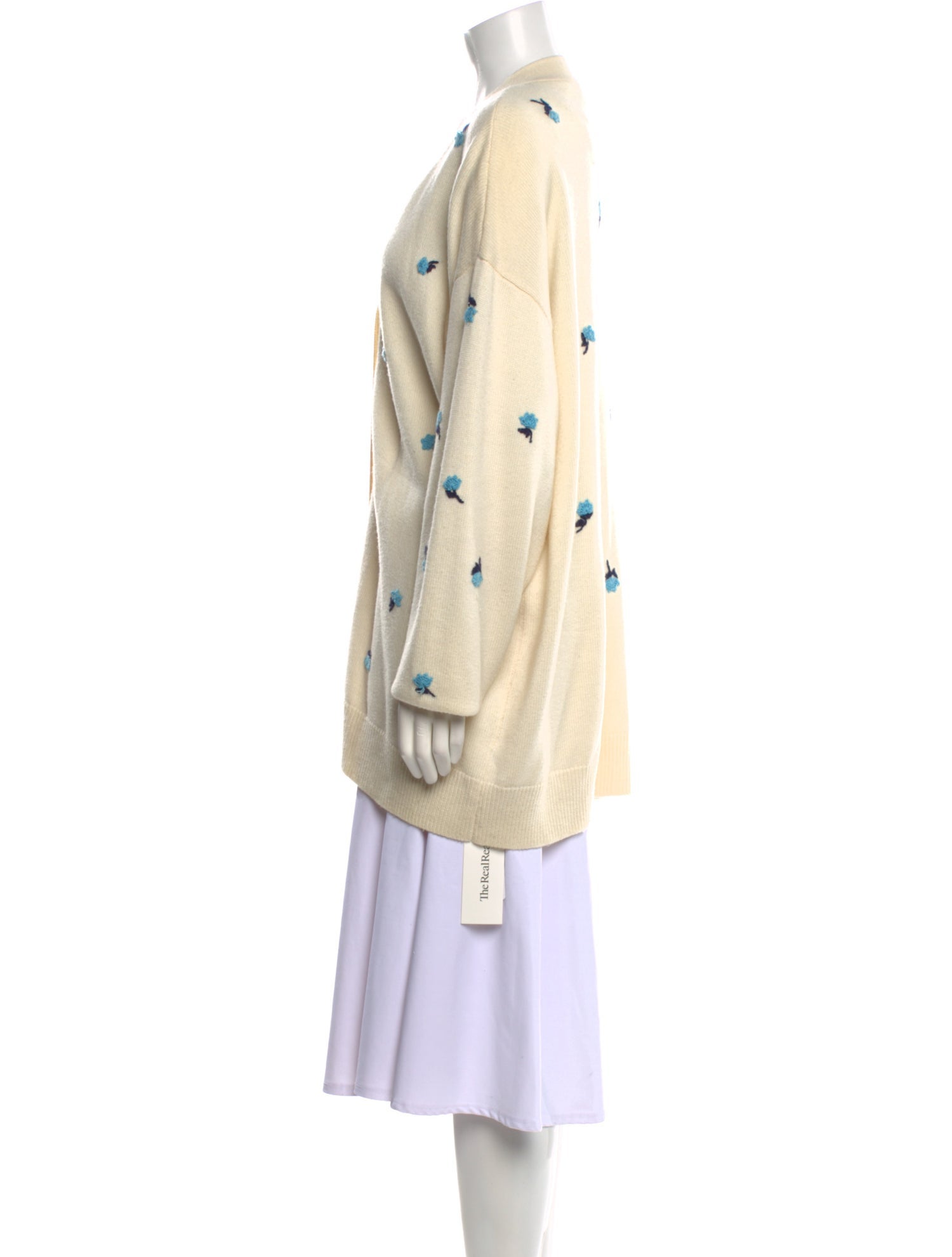 Kate Spade New York Printed V-Neck Sweater