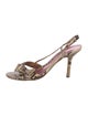 Kate Spade New York Snakeskin Animal Print Slingback Sandals