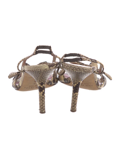 Kate Spade New York Snakeskin Animal Print Slingback Sandals
