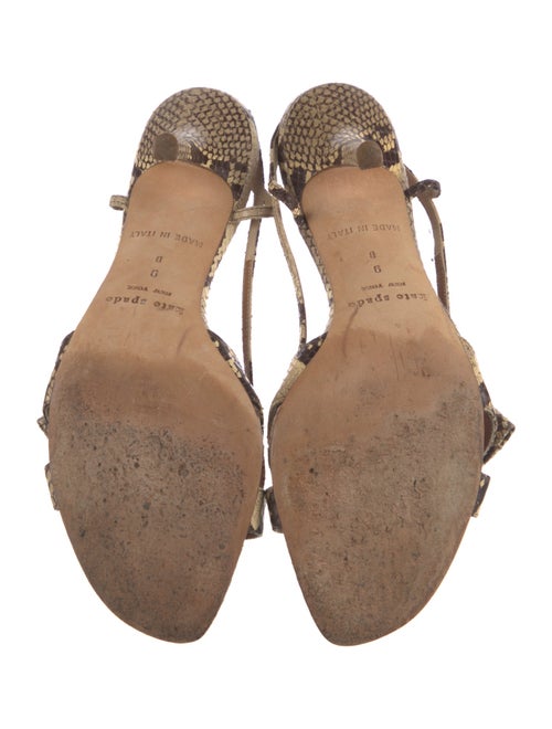 Kate Spade New York Snakeskin Animal Print Slingback Sandals