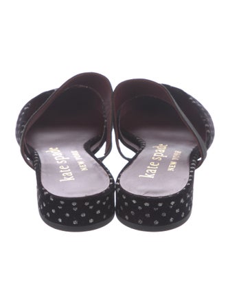 Kate Spade New York Velvet Glitter Accents Mules
