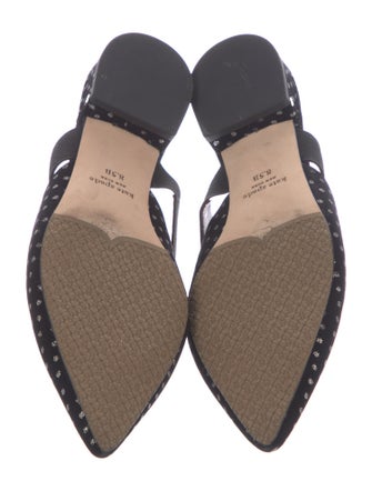 Kate Spade New York Velvet Glitter Accents Mules