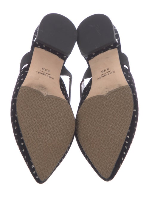 Kate Spade New York Velvet Glitter Accents Mules