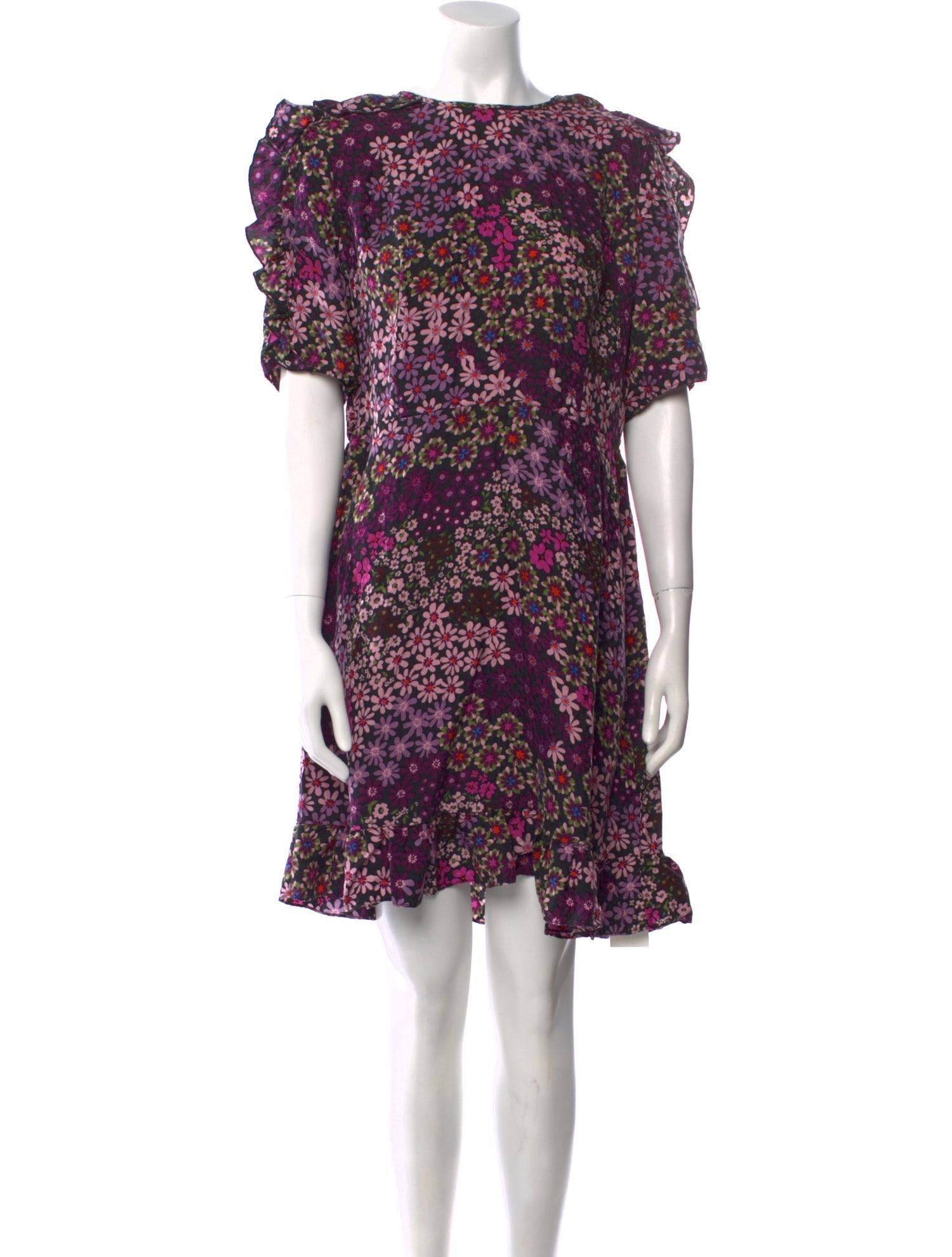 Kate Spade New York Floral Print Knee-Length Dress