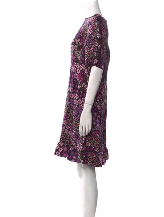 Kate Spade New York Floral Print Knee-Length Dress