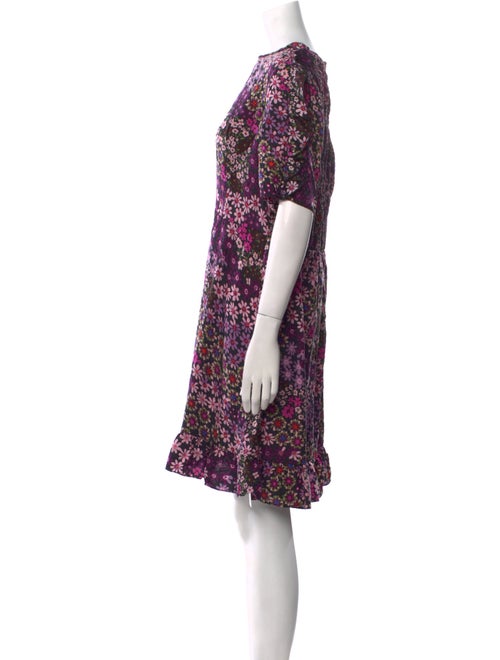 Kate Spade New York Floral Print Knee-Length Dress
