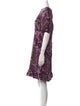 Kate Spade New York Floral Print Knee-Length Dress