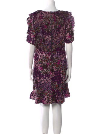 Kate Spade New York Floral Print Knee-Length Dress