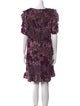 Kate Spade New York Floral Print Knee-Length Dress