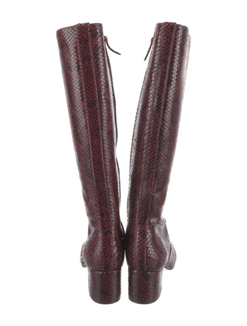 Kate Spade New York Snakeskin Animal Print Riding Boots