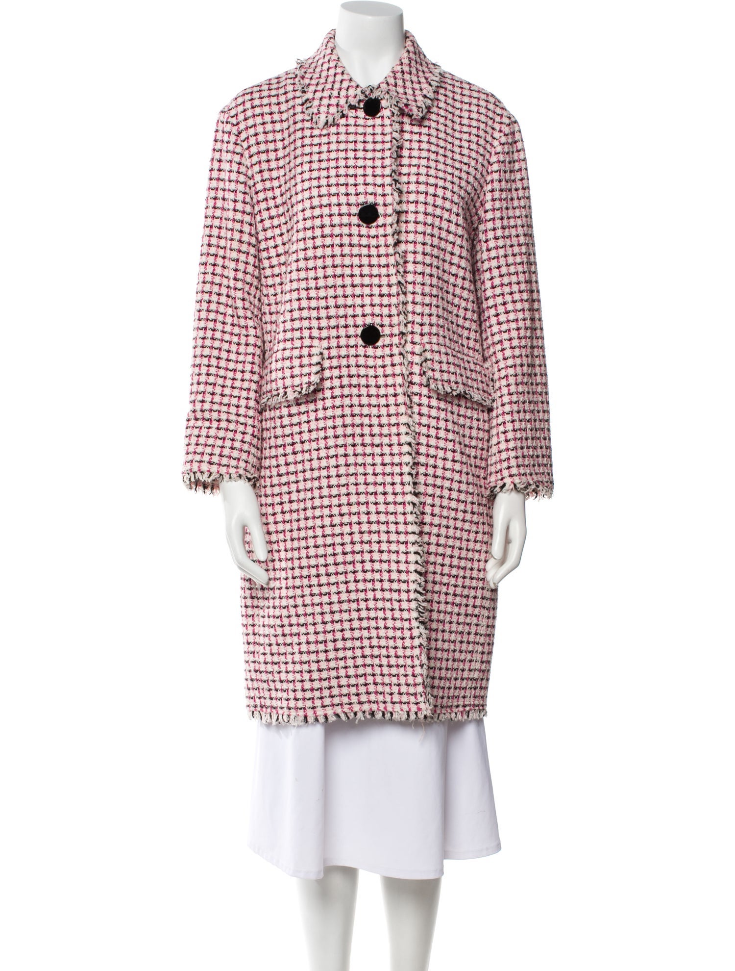 Kate Spade New York Houndstooth Print Coat