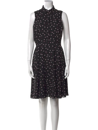 Kate Spade New York Floral Print Knee-Length Dress