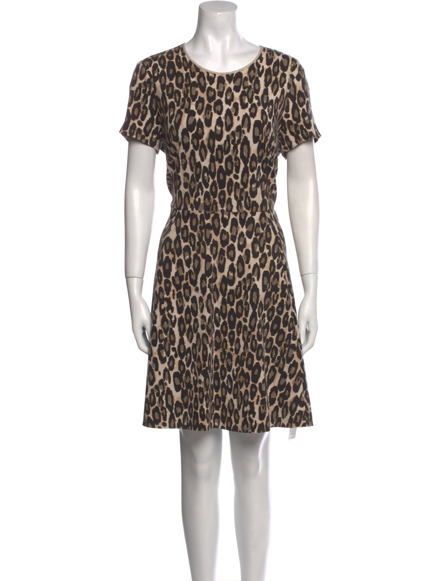 Kate Spade New York Animal Print Midi Length Dress