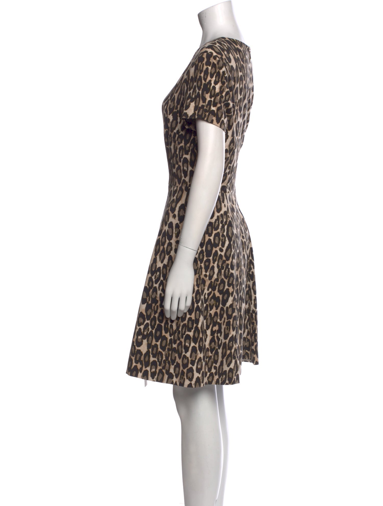 Kate Spade New York Animal Print Midi Length Dress