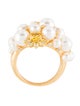 Kate Spade New York Faux Pearl & Crystal Rain Or Shine Cocktail Ring