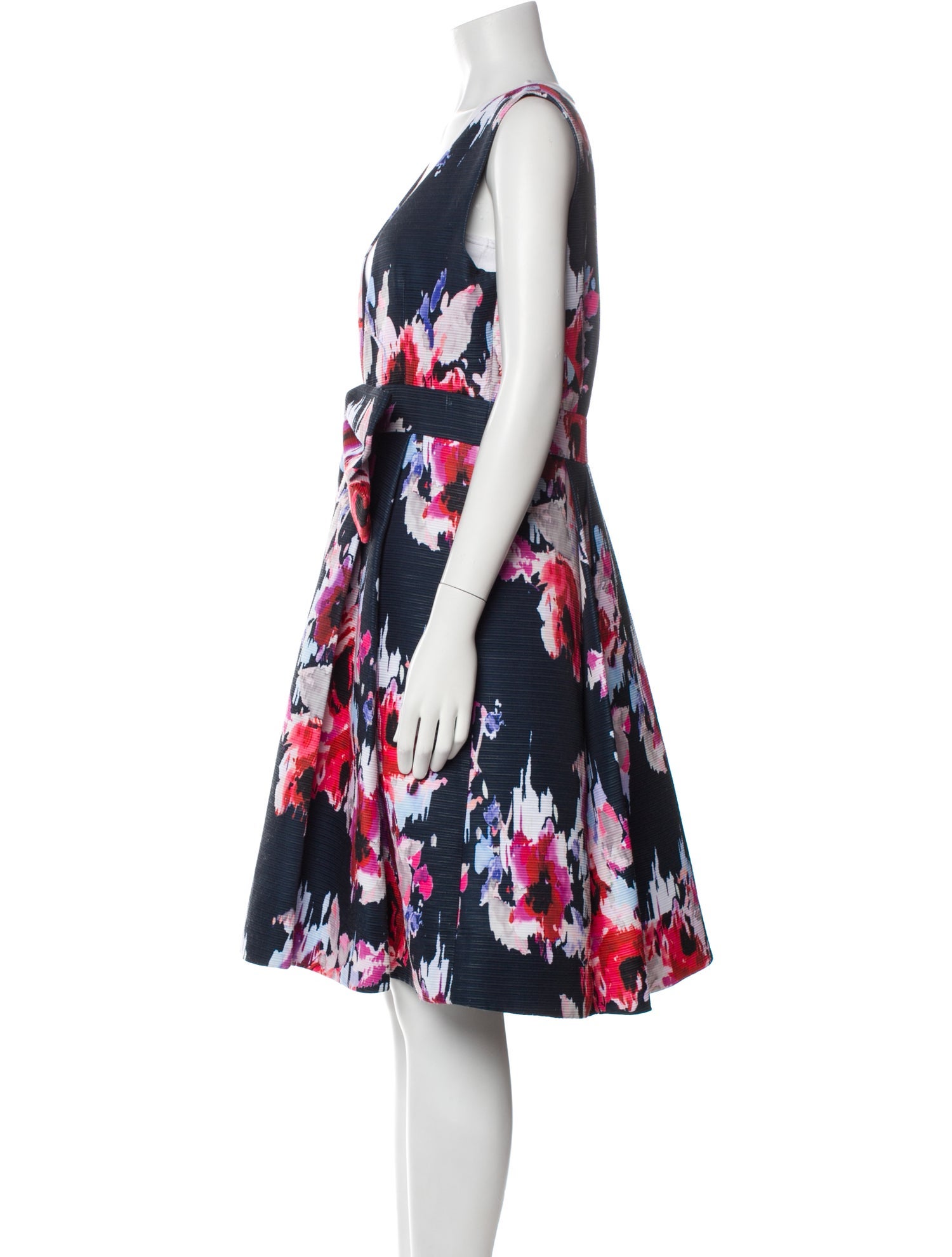 Kate Spade New York Floral Print Knee-Length Dress