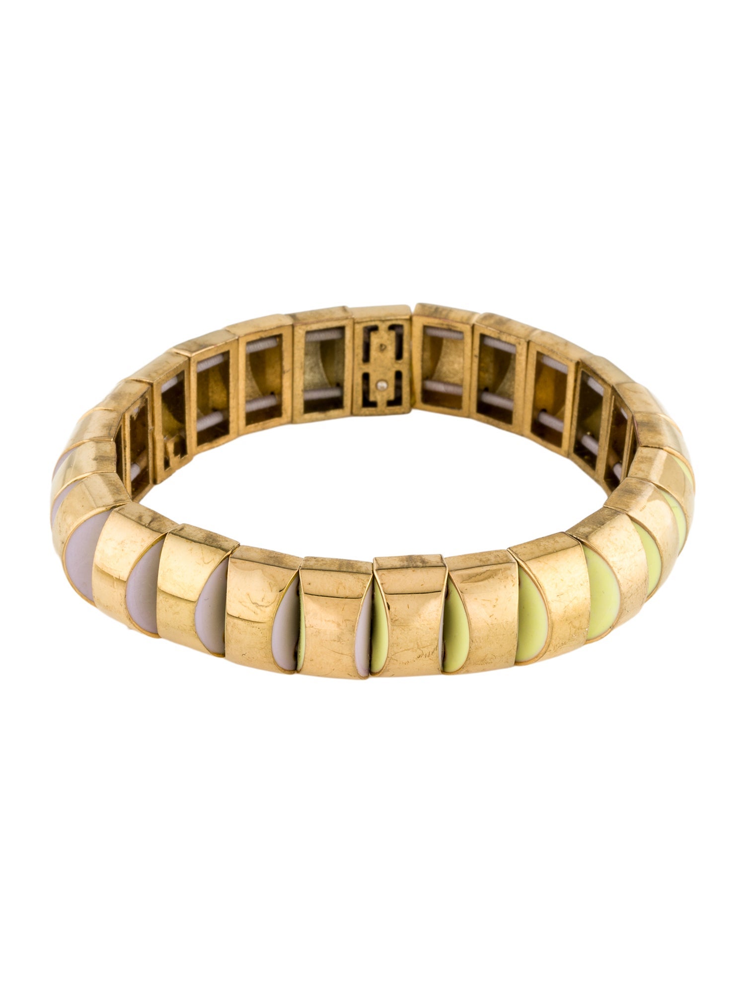 Kate Spade New York Enamel Sliced Scallops Stretch Bracelet