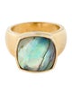 Kate Spade New York Mother Of Pearl & Glass Cocktail Ring