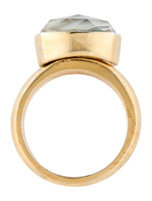Kate Spade New York Mother Of Pearl & Glass Cocktail Ring