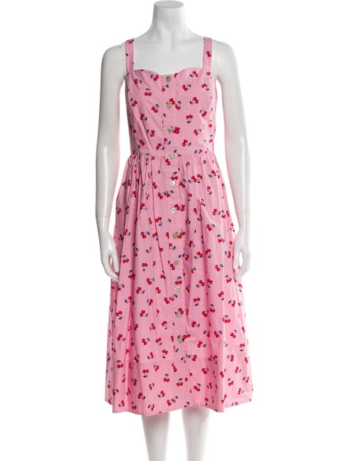 Kate Spade New York Printed Midi Length Dress
