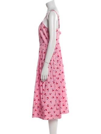 Kate Spade New York Printed Midi Length Dress