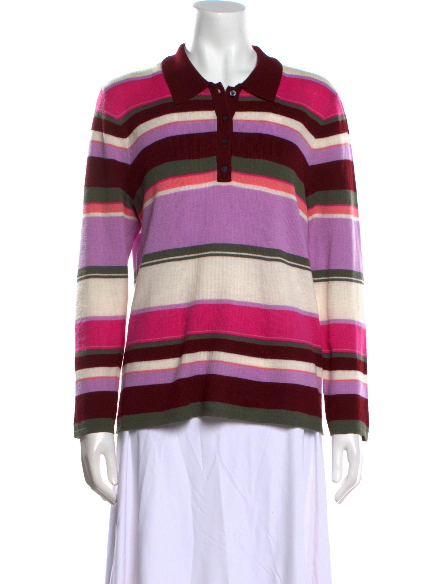 Kate Spade New York Striped Crew Neck Sweater