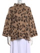 Kate Spade New York Alpaca Animal Print Sweater