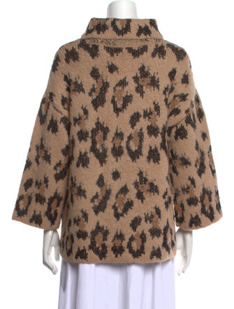 Kate Spade New York Alpaca Animal Print Sweater