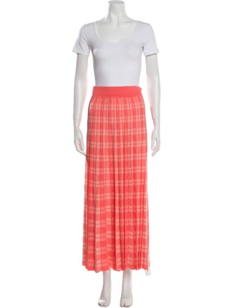 Kate Spade New York Plaid Print Pleated Accents Skirt Set