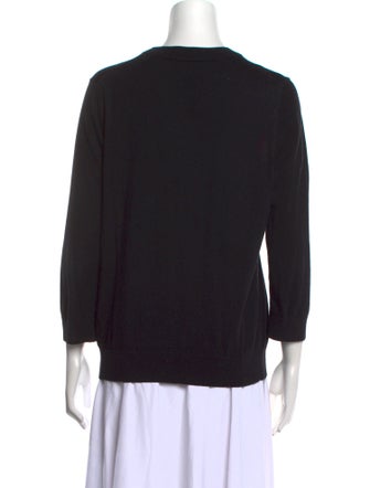 Kate Spade New York Floral Print Crew Neck Sweater