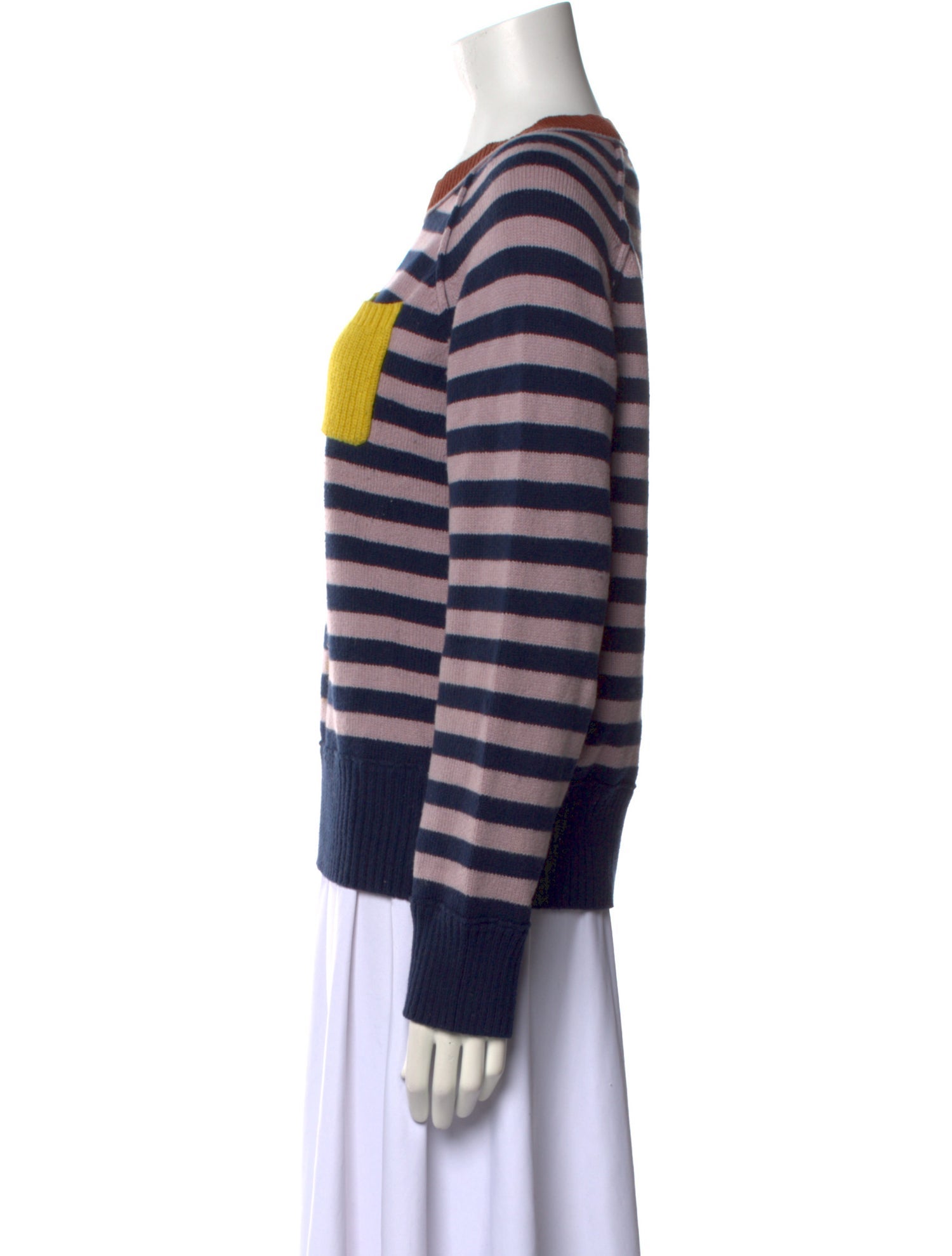 Kate Spade New York Striped Crew Neck Sweater