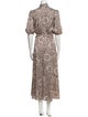 Kate Spade New York Animal Print Long Dress