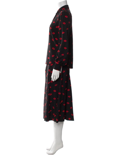 Kate Spade New York Printed Pleated Accents Skirt Set