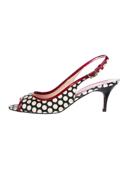Kate Spade New York Polka Dot Print Slingback Pumps