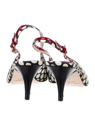 Kate Spade New York Polka Dot Print Slingback Pumps