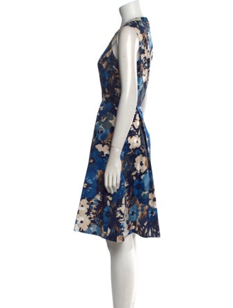 Kate Spade New York Floral Print Knee-Length Dress
