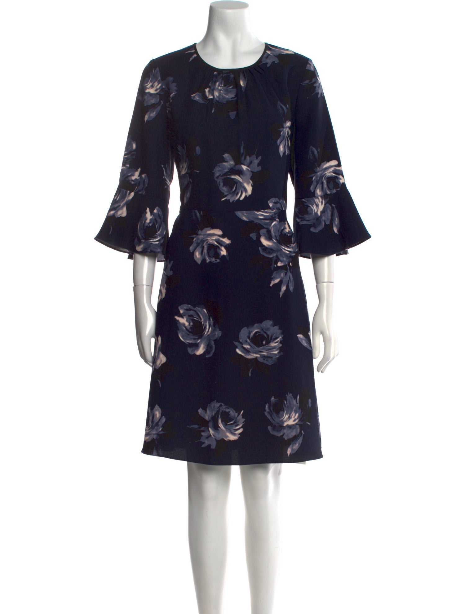 Kate Spade New York Floral Print Knee-Length Dress