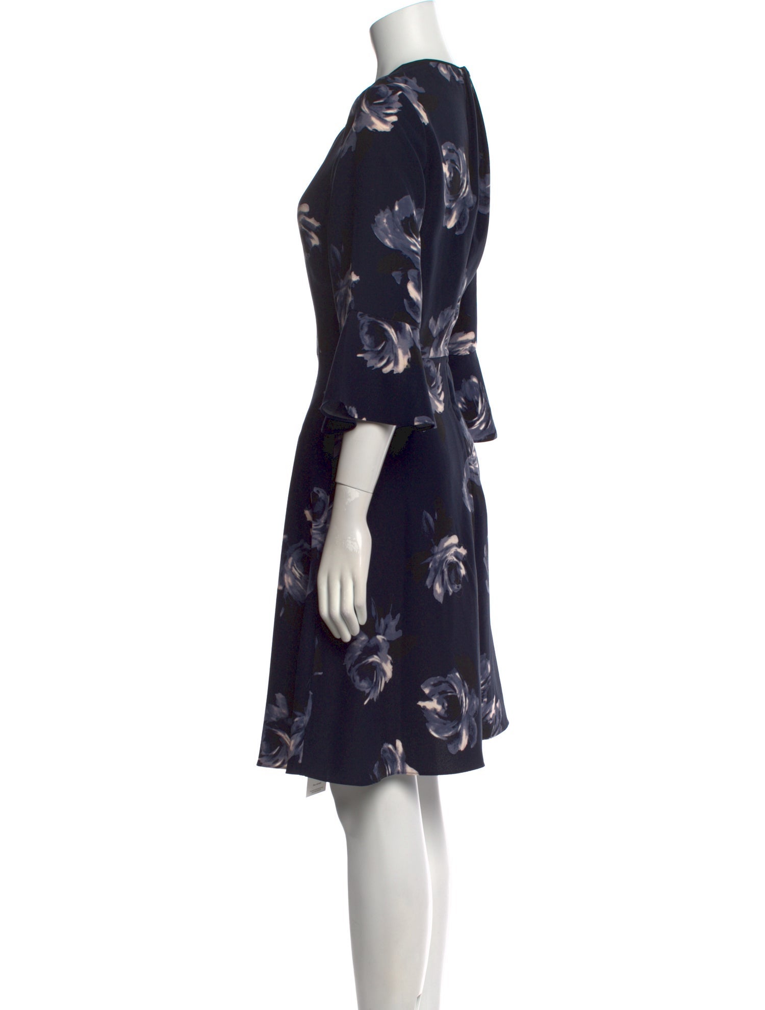Kate Spade New York Floral Print Knee-Length Dress