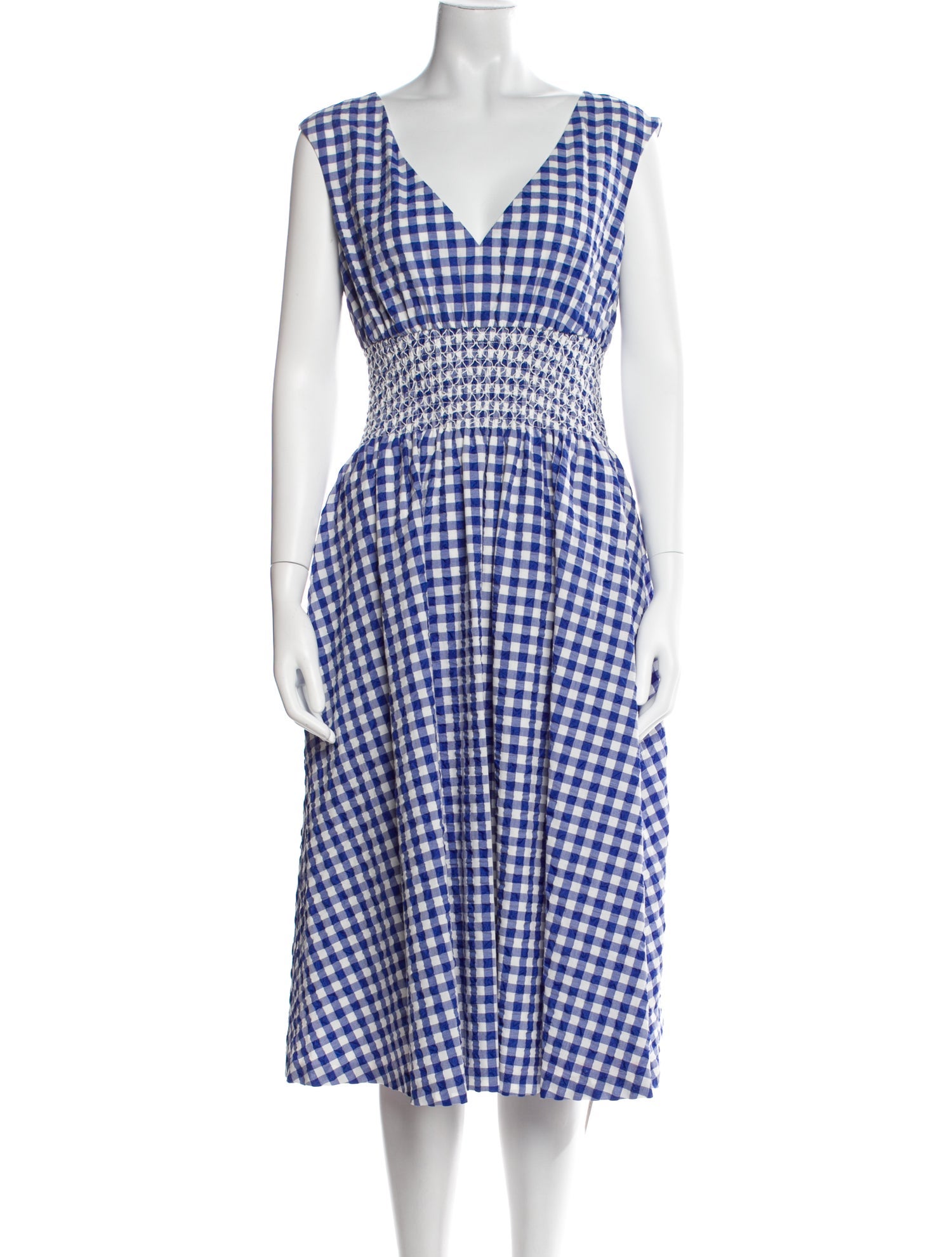 Kate Spade New York Plaid Print Midi Length Dress w/ Tags